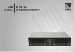 Предварительный просмотр 1 страницы AMC iA4X125 User Manual