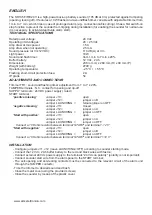 Preview for 2 page of AMC SR135 FIRE 24 V Manual