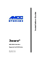 Preview for 1 page of AMCC 3WARE 720-0138-00 Installation Manual