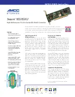 Preview for 1 page of AMCC 3ware 9550SXU-16M Specification