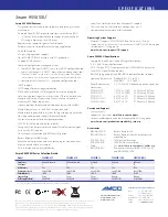 Preview for 2 page of AMCC 3ware 9550SXU-16M Specification