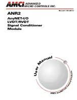 AMCI ANR2 User Manual preview