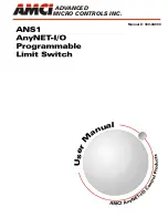 AMCI ANS1 ANYNET-I/O User Manual preview