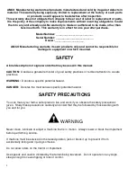 Preview for 4 page of Amco AD-1000-OS Operator'S Manual