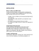 Preview for 10 page of Amconn KVM312IC User Manual