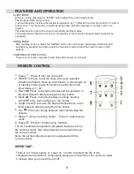 Предварительный просмотр 8 страницы Amcor AC12 User Manual