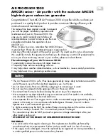 Preview for 3 page of Amcor AIR PROCESSOR 2000 Instruction Manual