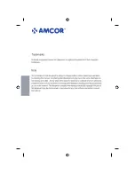 Preview for 2 page of Amcor Amcor 3500 Owner'S Manual