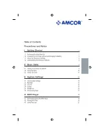 Preview for 3 page of Amcor Amcor 3500 Owner'S Manual