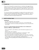 Preview for 2 page of Amcor CPLMB 12KE-410 User Manual