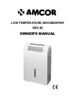 Preview for 1 page of Amcor DES 80 Owner'S Manual