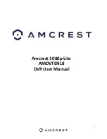 Preview for 1 page of Amcrest AMDVTENL8 User Manual