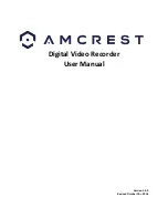 Preview for 1 page of Amcrest XVR/H5 User Manual