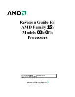 Preview for 1 page of AMD 3200 - Athlon 64 2.0 GHz Processor Manual