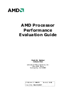 Предварительный просмотр 1 страницы AMD 3800 - Processor - 1 x Athlon 64 Evaluation Manual