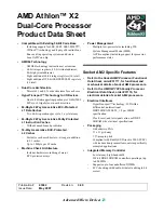 Предварительный просмотр 1 страницы AMD ADA3800DAA5BV Product Data Sheet