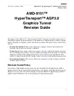 Preview for 5 page of AMD AMD-8151 HyperTransport AGP3.0 Revision