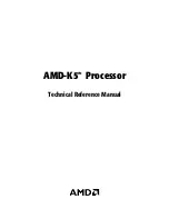 Предварительный просмотр 1 страницы AMD AMD-K5 Technical Reference Manual