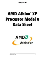 Предварительный просмотр 1 страницы AMD ATHLON 8 Datasheet