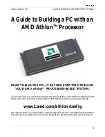 Предварительный просмотр 7 страницы AMD Athlon Manual