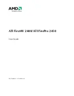 Preview for 1 page of AMD ATI FireMV 2400 User Manual