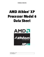 AMD AX1800DMT3C - Athlon XP 1.53 GHz Processor Datasheet предпросмотр