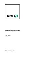 Preview for 1 page of AMD FirePro W600 User Manual