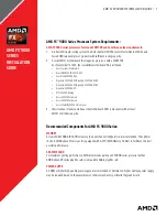 Preview for 1 page of AMD FX 9000 series Installation Manual