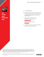 Preview for 4 page of AMD FX 9000 series Installation Manual