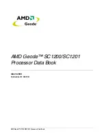 Предварительный просмотр 1 страницы AMD Geode SC1200 Data Book