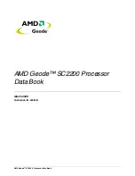 Preview for 1 page of AMD Geode SC2200 Data Book