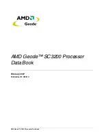 Preview for 1 page of AMD Geode SC3200 Data Book