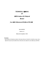 Preview for 1 page of AMD Hudson D3 Chipset Technical Manual