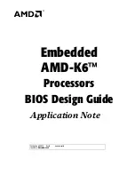 Preview for 1 page of AMD -K6-2/450 - MHz Processor Application Note