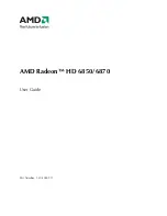 AMD Radeon HD 6850 User Manual предпросмотр