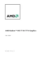 Предварительный просмотр 1 страницы AMD Radeon HD 7750 User Manual