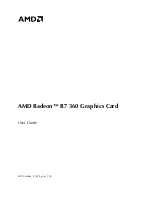 Preview for 1 page of AMD Radeon R7 360 User Manual