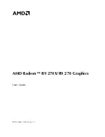 Preview for 1 page of AMD Radeon R9 270 User Manual