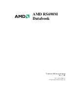 Предварительный просмотр 1 страницы AMD RS690M Technical Reference Manual