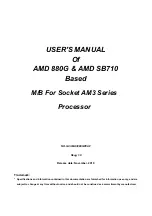 AMD SB710 User Manual preview