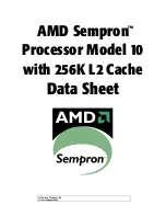 AMD Sempron 10 Datasheet предпросмотр