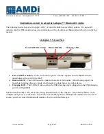 Amdi iAdapter 5,5A Quick Start Manual preview