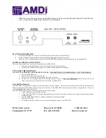 Preview for 2 page of Amdi PARTNER2 Instruction Sheet