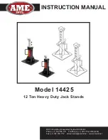 Предварительный просмотр 1 страницы AME 14425 Instruction Manual