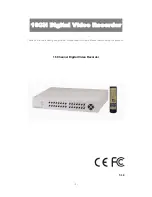 Предварительный просмотр 1 страницы Ameba DVR-R216 User Manual