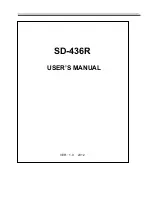 Preview for 1 page of Ameba SD-436R User Manual