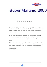 Preview for 6 page of Amel Super Maramu 2000 Owner'S Manual