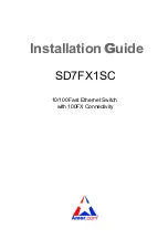 Amer SD7FX1SC Installation Manual preview