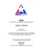 Preview for 1 page of Amer SD8n User Manual