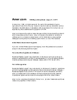 Preview for 2 page of Amer SD8n User Manual